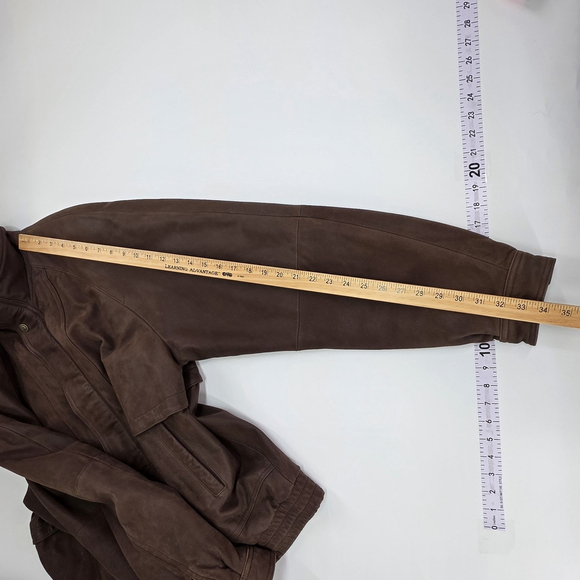 Americana Workwear Leather Limited Leather Jacket Men’s LT Brown Tall - Picture 11 of 11